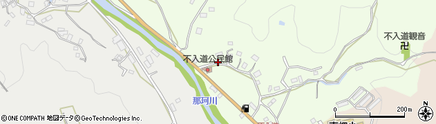 福岡県那珂川市不入道287周辺の地図