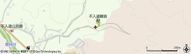 福岡県那珂川市不入道189周辺の地図