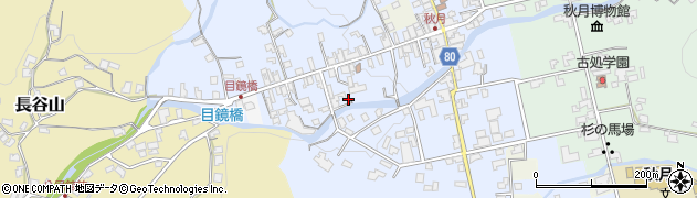 福岡県朝倉市秋月559周辺の地図