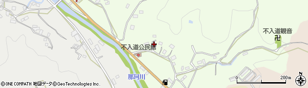 福岡県那珂川市不入道314周辺の地図
