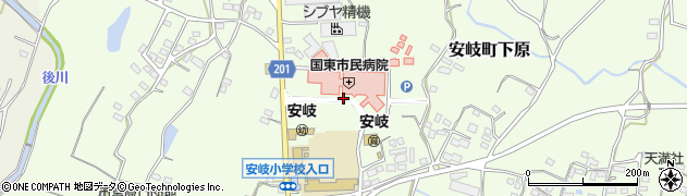 国東市民病院移動診療所周辺の地図