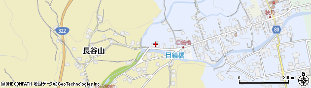 福岡県朝倉市秋月377周辺の地図