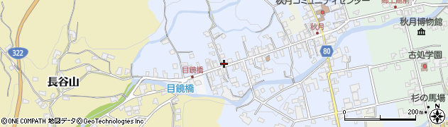 福岡県朝倉市秋月499周辺の地図