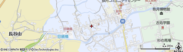 福岡県朝倉市秋月535周辺の地図