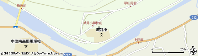 中津市立城井小学校周辺の地図