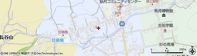 福岡県朝倉市秋月527周辺の地図