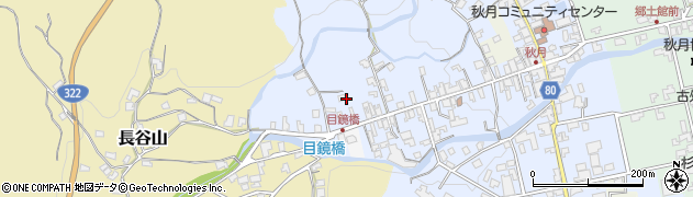 福岡県朝倉市秋月410周辺の地図