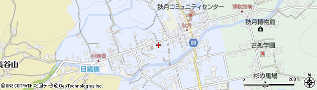 福岡県朝倉市秋月525周辺の地図