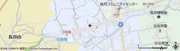 福岡県朝倉市秋月506周辺の地図