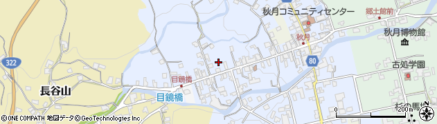 福岡県朝倉市秋月493周辺の地図