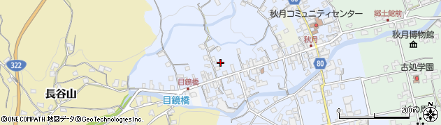 福岡県朝倉市秋月494周辺の地図