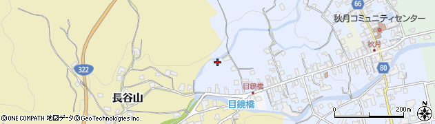 福岡県朝倉市秋月405周辺の地図