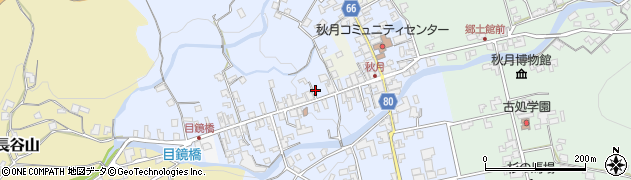 福岡県朝倉市秋月518周辺の地図