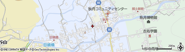 福岡県朝倉市秋月520周辺の地図