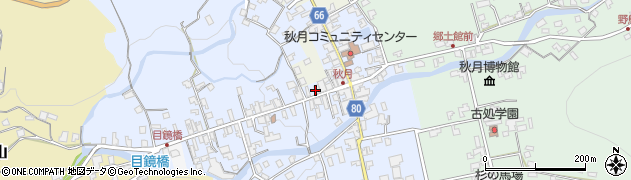 福岡県朝倉市秋月588周辺の地図