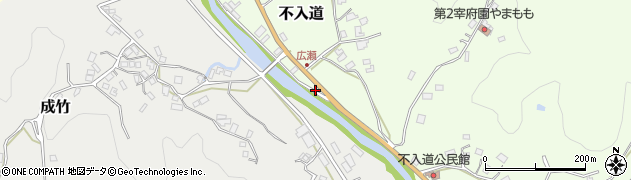 福岡県那珂川市不入道596周辺の地図