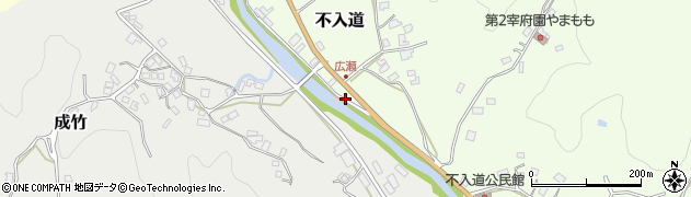 福岡県那珂川市不入道600-1周辺の地図