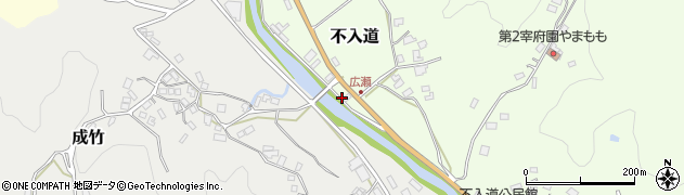 福岡県那珂川市不入道601周辺の地図