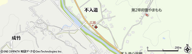 福岡県那珂川市不入道599周辺の地図