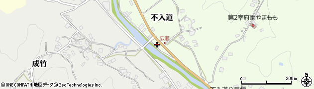福岡県那珂川市不入道601-3周辺の地図