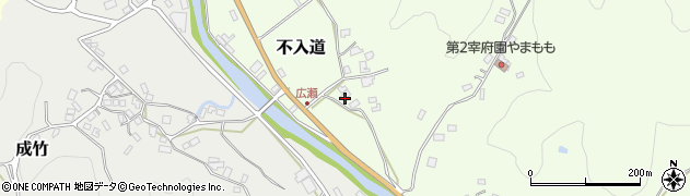 福岡県那珂川市不入道588周辺の地図