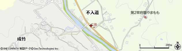 福岡県那珂川市不入道602周辺の地図