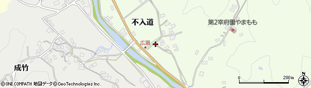 福岡県那珂川市不入道587周辺の地図