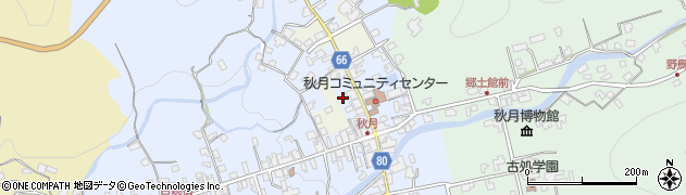 福岡県朝倉市秋月615周辺の地図