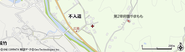 福岡県那珂川市不入道581周辺の地図