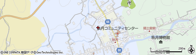 福岡県朝倉市秋月627周辺の地図
