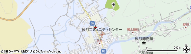 福岡県朝倉市秋月661周辺の地図
