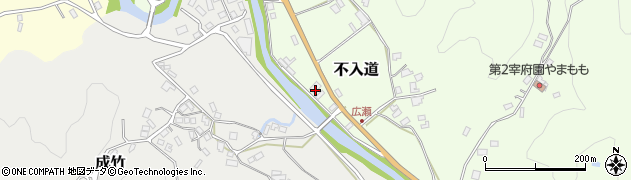福岡県那珂川市不入道624周辺の地図