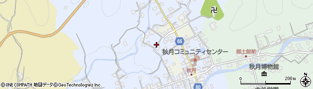 福岡県朝倉市秋月631周辺の地図
