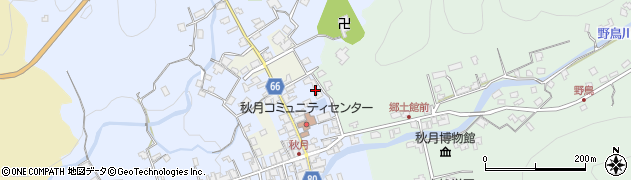 福岡県朝倉市秋月684周辺の地図