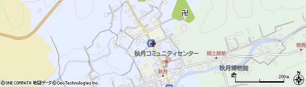 福岡県朝倉市秋月689周辺の地図