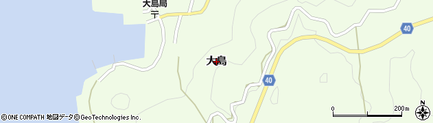和歌山県串本町（東牟婁郡）大島周辺の地図