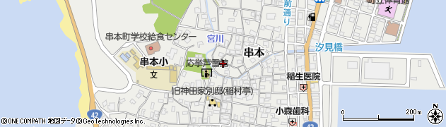 和歌山県東牟婁郡串本町串本308周辺の地図