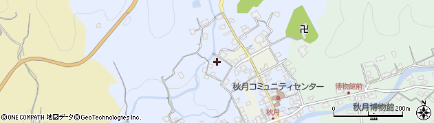 福岡県朝倉市秋月638周辺の地図