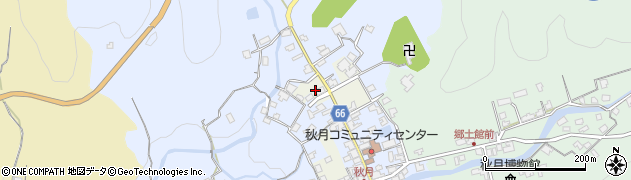 福岡県朝倉市秋月653周辺の地図