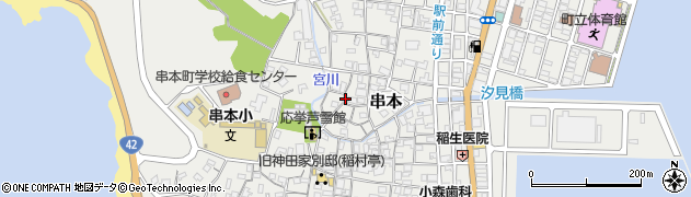 和歌山県東牟婁郡串本町串本287周辺の地図