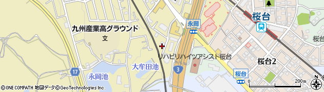 福岡県筑紫野市永岡1024周辺の地図