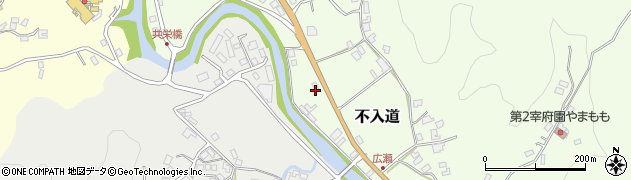 福岡県那珂川市不入道644周辺の地図