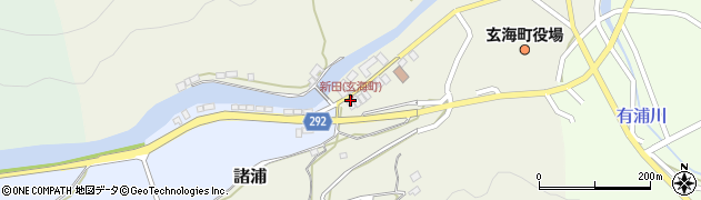 新田(玄海町)周辺の地図