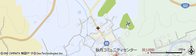 福岡県朝倉市秋月912周辺の地図
