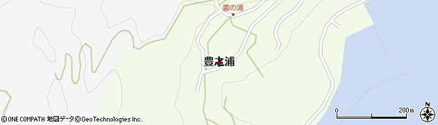 愛媛県伊方町（西宇和郡）豊之浦周辺の地図