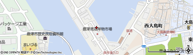 唐津地区海運組合周辺の地図