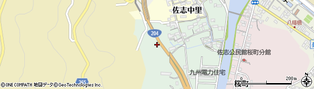 国道２０４号線周辺の地図