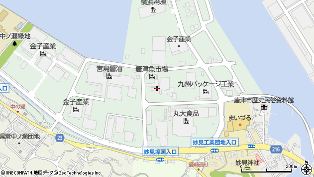 〒847-0101 佐賀県唐津市中瀬通の地図