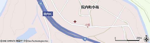 大分県宇佐市院内町小坂410周辺の地図
