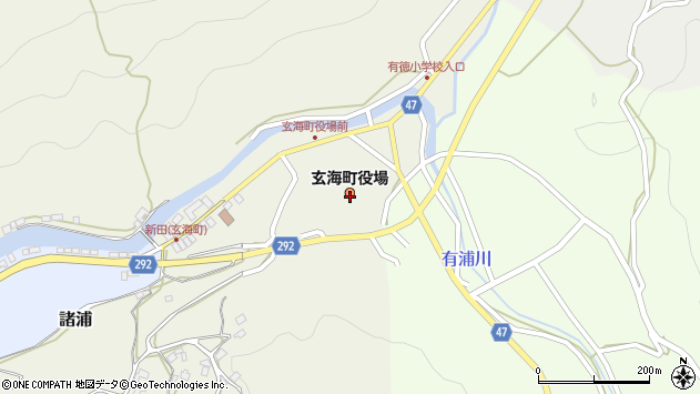 〒847-1400 佐賀県東松浦郡玄海町（以下に掲載がない場合）の地図